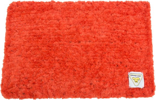 furry dog coperta per cani cressi dog filati mondial gatto eco pelliccia arancione filati Mondial