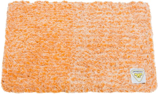furry dog coperta per cani cressi dog filati mondial gatto eco pelliccia arancione melange filati Mondial