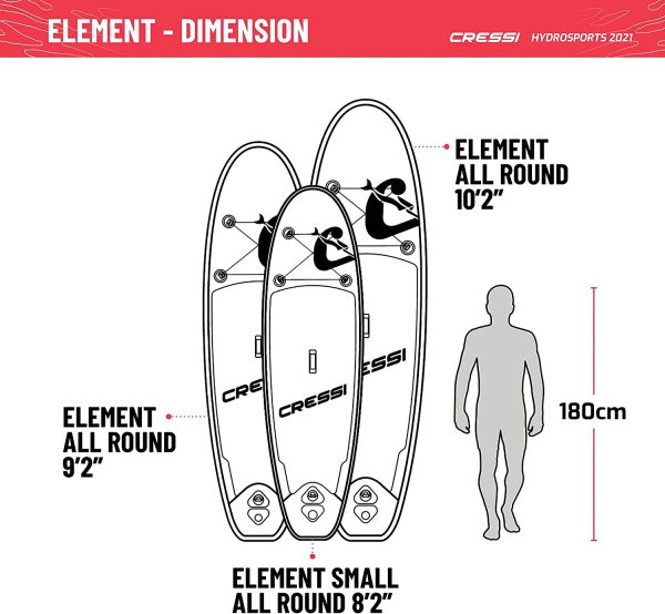 CRESSI ELEMENT ISUP GONFIABILE 9'.2" - immagine 4