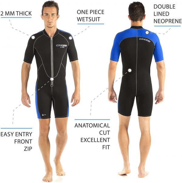 Cressi lido muta neoprene corta sport acquatici shorty