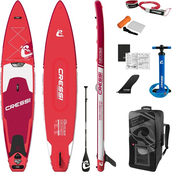 Cressi fury touring isup sup paddle dog gonfiabile
